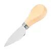Cuchillo para queso de acero inoxidable juego de mini cuchillo para queso y mantequilla y tenedor de cuatro piezas herramientas de repostería fábrica en stock al por mayor
