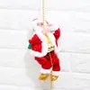 Natal estilo europeu contas elétricas de escalada Papai Noel casa brinquedos elétricos infantis decorações de presente de Natal