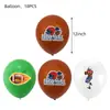 Suministros para Fiesta de Fútbol Super Bowl Fútbol Americano Vajilla para Fiesta de Cumpleaños Infantil Platos de Papel Servilletas Mantel Decoración