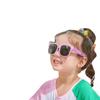 Nuevas Gafas de Sol Plegables para Niños Anti-uv Dibujos Animados Moda Gafas de Sol para Niños y Niñas Visor para Fotos Gafas al por Mayor