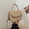 Bolsa de Mão Retrô Nicho 2024 Nova Moda de Outono Coreana Crossbody Bag All-match elegante bolsa de sela de ombro