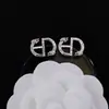 Pendientes de alta calidad para todo tipo de atuendos, pendientes de moda para hombres y mujeres, letras de pedrería, todo a juego, pasador de plata s925, accesorios de aleación