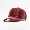 Gorra de Béisbol Vintage con Agujeros para Mujer, Gorra de Béisbol Versátil de Estilo Hip-Hop Suave con Visera Curva para Hombre, Sombrero de Estilo Nuevo