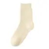Calcetines Personalizados para Mujer en Otoño e Invierno Forrados de Felpa y Engrosados para Heattech Color Puro Calcetines de Felpa de Media Pantorrilla para Niñas para Resistir el Frío Calcetines Casuales para Dormir