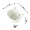 Plato pequeño creativo con forma de gato, plato para salsa, vinagre, condimento para hot pot, plato de cerámica, plato de porcelana de dibujos animados