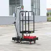 Plataforma Elevatória Hidráulica de Liga de Alumínio Coluna Única Pequena Doméstica Móvel Veículo de Subida para Trabalho de Manutenção em Alta Altitude