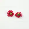 Cabezas de Flores de Seda de Margarita Artificiales Decoración de Boda DIY Accesorios de Flores Multicolor Materiales Hechos a Mano Venta al por Mayor