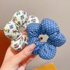 Pano de esponja infantil, flor, bola, anel de cabelo infantil, elástico de cabelo sem ferimentos, corda de cabelo, tira de borracha, chapéu para meninas
