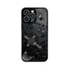 Marca Tendência Europeia e Americana Capa para Celular 18Promax Adequada para iPhone 16 Apple 14 Cromada em Formato de Cruz Anti-Queda Capa Macia