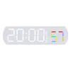 Reloj Electrónico Simple, Reloj Despertador LED Multifuncional Creativo, Pantalla de Temperatura, Temporizador de Cuenta Regresiva, Reloj de Mesita de Noche 6639