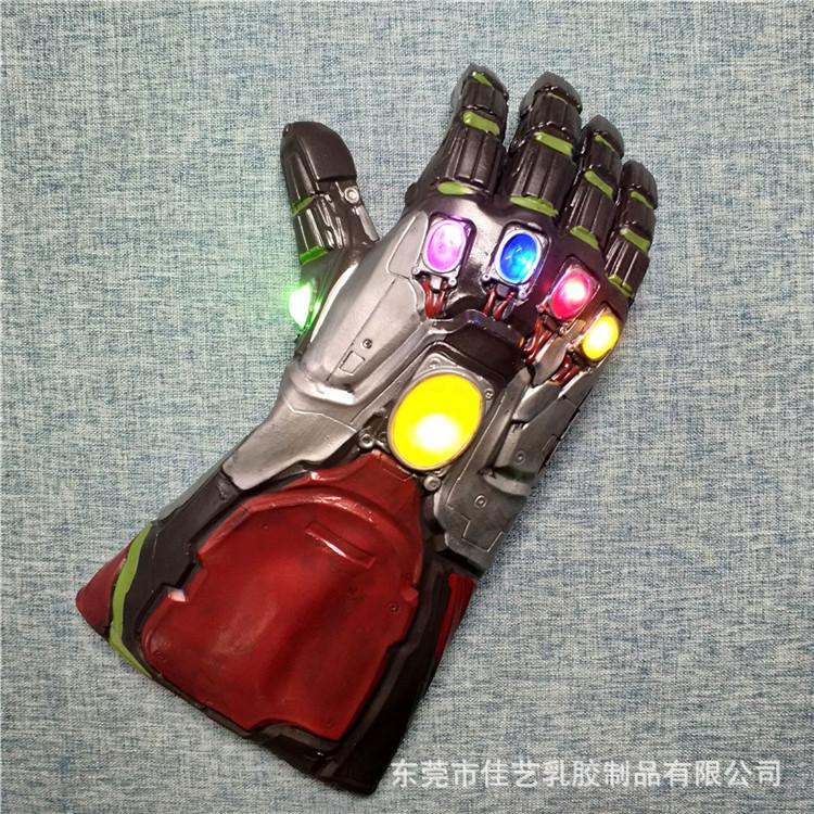 银色钢铁侠手套发光 (4)