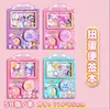 Bloco de Notas Desenho Animado Fofo de Máquina Gashapon para Crianças, Papelaria para Alívio de Estresse para Alunos do Ensino Fundamental, Caderno de Anotações de Bolso Rasgável, Caderno de Pegadinhas