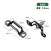 Carpintería Conector Invisible Dos en Uno Tornillo Sujetador Combinación de Muebles Accesorios para Armarios Cuerpo de Gabinete Tornillo Hembra