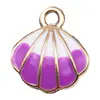 58 Estilos de Pingentes de Estrela-do-Mar, Concha, Búzios, Pérola, Sereia com Gotejamento de Óleo, Acessórios para Pulseira, Colar, Joias DIY