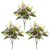 Arte Floral Transfronterizo, Flores Artificiales, Flores Artificiales, Ramos de Rosas, Flores Artificiales, Decoración de Sala de Estar para el Hogar, Decoración de Hotel para Bodas