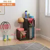 Estante de almacenamiento para deportes en casa para baloncesto, fútbol, voleibol, raquetas de bádminton y equipo de fitness; un estante de almacenamiento y organización para pelotas deportivas
