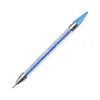 Plumón para Dotting de Uñas Pluma de Cera para Recoger y Retirar Pedrería, Pluma de Cera de Doble Punta para Punteado de Cristales, Herramienta de Pluma Decorativa Adhesiva para Pedrería
