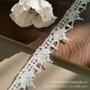 Em estoque Novo Lolita Bordado Solúvel Em Água Lace Leite Seda Único Lado Flor Onda Lace Lace Código De Barras