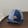 Gorra de béisbol para bebé con forma de corazón, estilo fino, primavera y otoño, sombrero de sol de ala suave para niños y niñas, nuevo estilo 2026, sombrero de sol de pequeño vaquero.