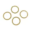Aro Cerrado, Aro Sellado en Relieve, Accesorios de Joyería DIY para Ropa, Aro de Cáñamo, Aro de Flor por Lote, Aro Redondo, Aro Individual