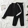 Ropa de Mujer para Primavera y Otoño, Ropa Deportiva Estilo Coreano, Trajes Deportivos Estilo Americano, Sudaderas Holgadas de Talla Grande, Ropa Casual para Personas Bajas y Estudiantes