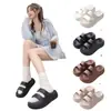 Pantuflas de EVA de suela gruesa, cómodas y a la moda, para mujer, pantuflas de verano para casa, con sensación de pisar heces, sandalias antideslizantes para exteriores, para mujer, venta al por mayor