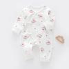 Roupas de bebê recém-nascido Macacão de bebê desossado de algodão recém-nascido Terno de escalada de bebê Hayi Terno de monge de primavera e outono