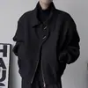 Chaqueta de Vuelo Nueva de Estilo Americano con Hombros Anchos para Hombre y Mujer, Moda Sencilla de Manga Larga, Chaqueta Corta de Color Sólido Holgada para Primavera y Otoño 2026