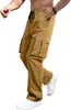 Tienda independiente de eBay: Pantalones de trabajo rectos, versátiles, multibolsillos, de tendencia europea y americana para hombre, disponibles para dropshipping