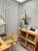 Mesa de Chá Grande de Nogueira Preta, Mesa de Varanda de Freixo, Mesa de Chá, Mesa Flutuante para Sala de Estar, Mesa de Chá para Trabalho, Estilo Mid-Century