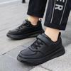 Sapatos brancos pequenos infantis, tênis para meninas da escola, outono 2024, novos sapatos de couro para estudantes, sapatos de couro à prova d'água e antiderrapantes