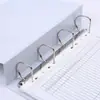 Pasta de bolso A4 de três lados de largura traseira de 2 polegadas Pasta de armazenamento de arquivos de escritório de 4 furos Capa para impressão de pasta de arquivos