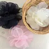 Presilha de cabelo flor 3D em rede para mulheres, estilo de alta qualidade, nova coleção 2026, acessório de cabelo versátil para estilizar o cabelo na parte de trás da cabeça, presilha de tubarão
