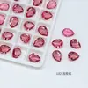 Dongzhou Crystal 6*8 Fondo Transparente Gota de Agua Pedrería para Uñas Súper Brillante Hielo Transparente Sin Base Acrílica Construcción Pedrería Relleno de Pedrería Accesorios de Uñas DIY