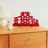Personajes Felices de Celebridades de Internet Tridimensionales Adornos Festivos Creativos Suministros de Boda de la Suerte Sonido al Agitar Pequeño Libro Rojo Decoración de Habitación de Boda Diseño Personajes Felices