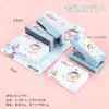 Mini Grapadora de Dibujos Animados Estilo Japonés Sencillo Linda Oficina Portátil de Mano Grapadora de Ahorro de Esfuerzo para Estudiantes