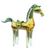 Mascote do Ano do Cavalo, Doze Signos do Zodíaco, Enfeites de Pônei de Vidro, Decorações de Mesa, Artesanato de Vidro para Home Office