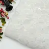 Tecido Bordado Tridimensional, Tecido de Renda para Hanfu DIY, Acessórios de Cheongsam, Tecido Bordado
