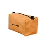 Bolsa cosmética publicitaria con logo impreso, Bolsa para documentos de papel Dupont, Bolsa de almacenamiento lavable con cremallera de papel kraft, Estuche para lápices de estudiante personalizado