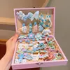 Día del Niño Exquisita Caja de Regalo Accesorios para el Cabello Traje Tocado de Princesa Pasador para Niña Cuerda para el Cabello de Bebé Pasador para Niñas