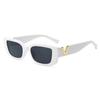 Nuevas Gafas de Sol Estilo Coreano V Marco Pequeño para Mujer, de Moda Hip-Hop Marco Cuadrado Gafas Transfronterizas para Hombre, Estilo Ins Calle Celebridad de Internet Gafas de Sol
