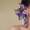 Nuevo Estilo Super Hada Flor Pinza para el Cabello Pinza Lateral Pasador Uso Diario Pinza de Garra de Flor de Tul Accesorio para el Cabello de Alta Gama para la Parte Posterior de la Cabeza