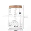 Frasco de Vidrio para Fermentación de Masa Madre Casero con Báscula Plato de Cultivo de Levadura Suministros para Hornear Pan Frasco Sellado Botella para Porcionar