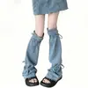 Subcultura Camuflada Hot Girl Milenar Meias-calça Retrô Outono Y2K Modeladoras de Perna Wide-Leg Workwear Cadarço Coberturas de Meia Flare