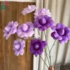 Beso de Hada Nuevo Producto Flores Artificiales Rosas de Pétalos Plegables de 3 Cabezas Decoración de Boda de Alta Gama Material Floral Especial para Arreglos de Piso y Arcos