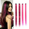 Fabricante original transfronteiriço Presilha de cabelo estampa de leopardo presilha de cabelo cor pura presilha para peruca conjunto gancho de orelha cor peça única cabelo liso