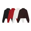 Atacado Fábrica de Roupas Femininas Transfronteiriça 2026 Novo Estilo Europeu Moda Solta Manga Longa Gola Alta Gravata Borboleta Camisa Top