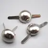 Suministro en stock clavo de champiñón de dos patas suministros festivos clavo de dos patas redondo dorado de 8MM clavo de pie decorativo brillante
