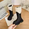Botas para Niños Botas para Niñas Otoño 2026 Estilo Nuevo Botas Largas Estilo Coreano Estilo Británico Botas tipo Martin Botas Altas para Niñas Pequeñas