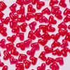 Accesorios para uñas de color sólido translúcidos en forma de corazón de colores mixtos, piezas pequeñas de resina, aretes DIY, pinzas para el cabello, accesorios para uñas postizas al por mayor